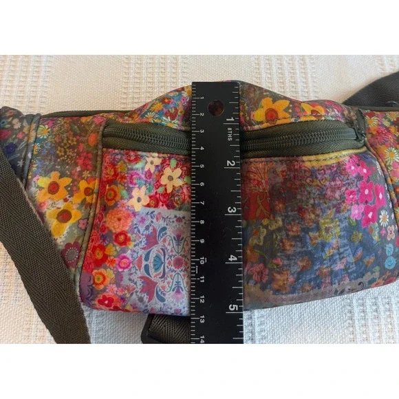 Natural Life Multicolor Floral Belt Bag Boho Festival Fanny Pack NWT Cross Body - Picture 2 of 7